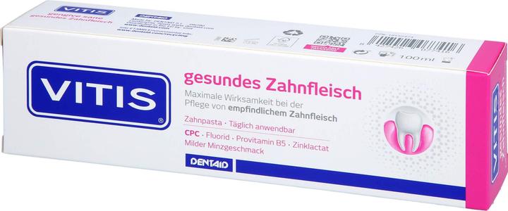 Actual product image Vitis gesundes Zahnfleisch Zahnpasta, 100 ml Zahncreme (100 ml)
