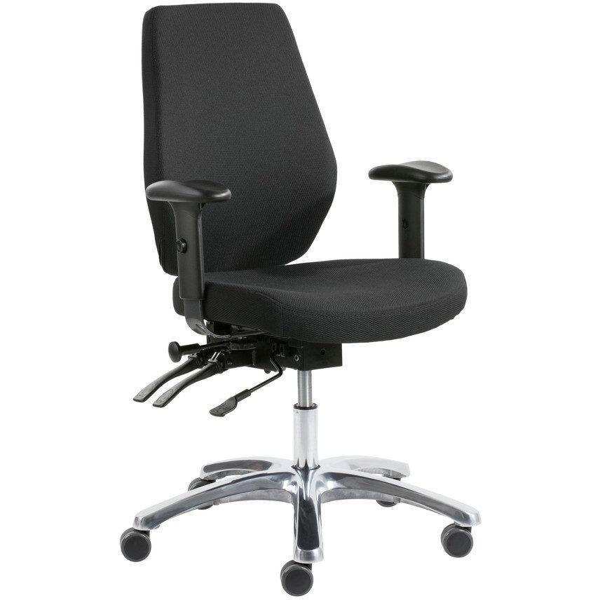 Toplux, Sedia da ufficio, Optimum N Office Chair, black