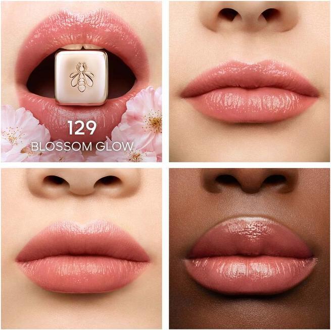 Actual product image Guerlain KissKiss Bee Glow Lip Balm N. 129 Blossom Glow (Lip Care Stick)