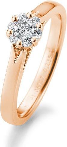 Actual product image Breuning Flower engagement ring (52, 585/14 K Gold)