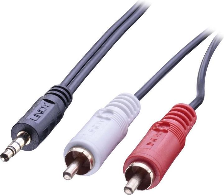 Produktbild Lindy Klinke - Cinch N (5 m, AUX Kabel, Cinch Kabel)