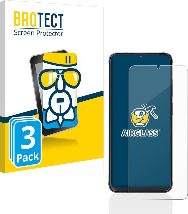 Produktbild BROTECT AirGlass Panzerglasfolie (3 Stk., Cubot X70)