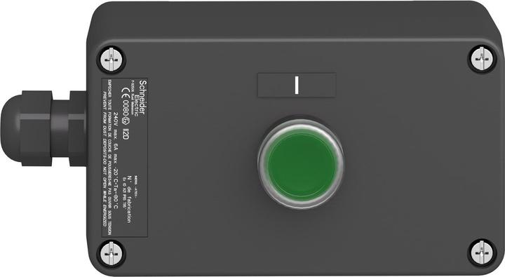 Produktbild Schneider Electric ATEX-TASTERSTATION (ISOLIERT) 1 GRÜNER XAWG100EX