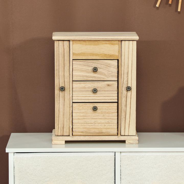 Produktbild Homcom Schmuckkästchen Paulownia-Holz Braun