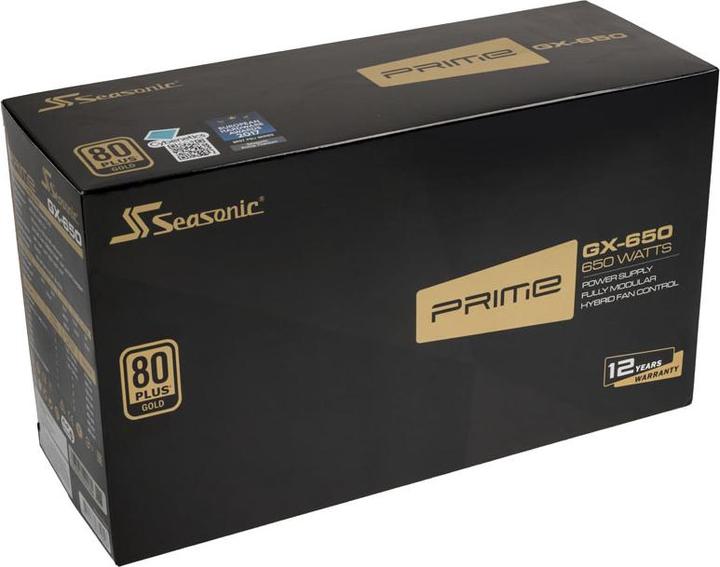 Actual product image Seasonic Prime GX (650 W)