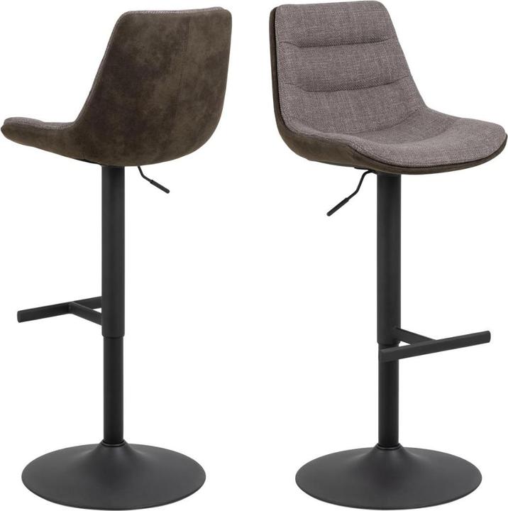 Gris clair, Marron, Noir mat