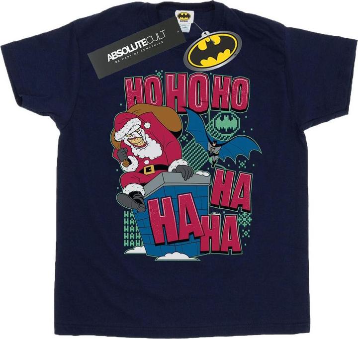 Actual product image Mens Batman And Joker Ha Ha Ha Ho Ho Ho T-Shirt (5XL)