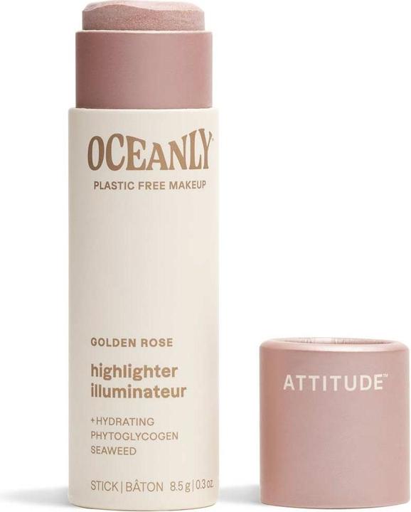 Attitude Light make-up in stick Oceanly (Foundation) 12 g - Shade: Cream (Golden Rose, Highlighter, 8.50 g)