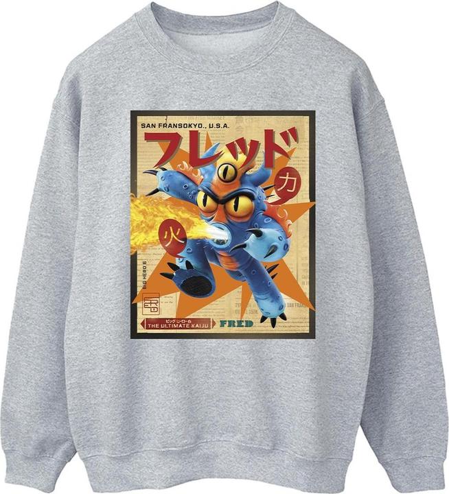 Produktbild Disney Big Hero 6 Baymax Fred Newspaper Sweatshirt (5XL)