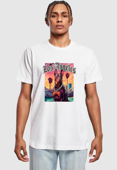 Actual product image Mister Tee MisterTee Los Angeles Dog Tee - 198297 (S)