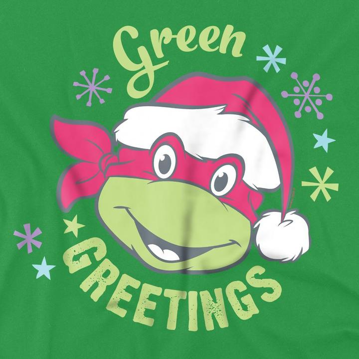 Produktbild Teenage Mutant NT Green Greetings For Christmas TShirt (3XL)