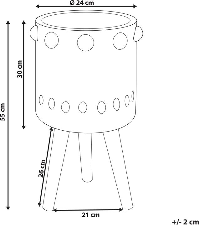 Produktbild Beliani Brunnera