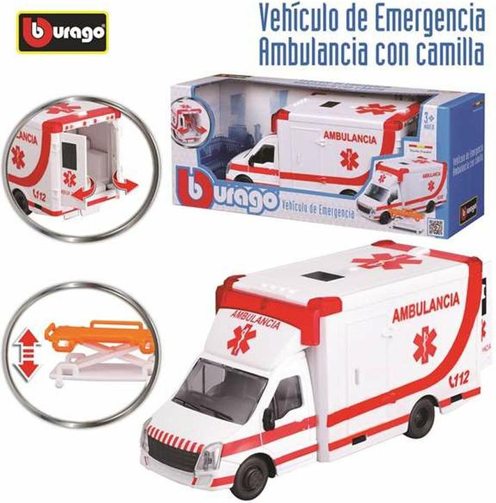 Image du produit Bburago 18/32266 Street Fire Fire 1:32 échelle Véhicule municipal Ambulance pour 3+ ans
