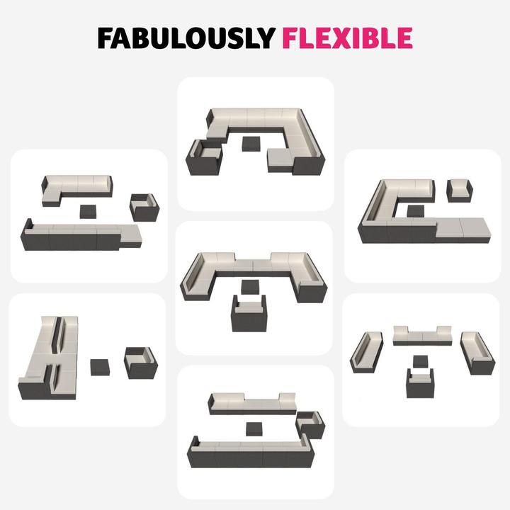 Image du produit tectake Salon de jardin LAS VEGAS