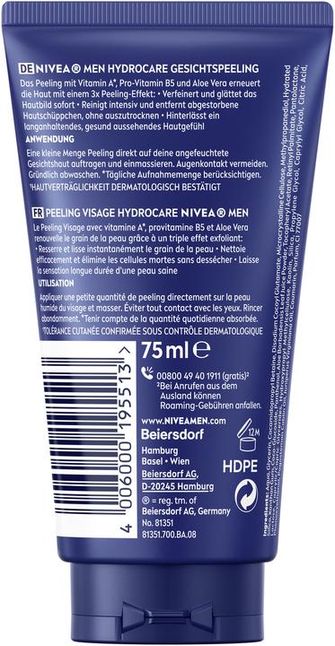 Actual product image NIVEA MEN Protect & Care Tiefenreinigendes Peeling (Cleansing scrub, 75 ml)