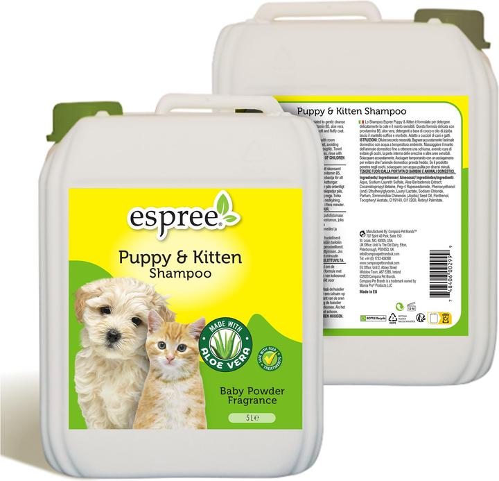 Espree hvalpe og killinge Shampoo 5 L (Cat, Dog)