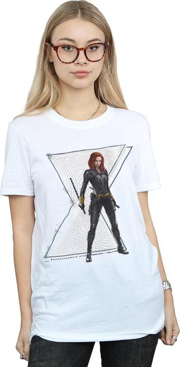 Immagine prodotto Maglietta da donna/ragazzo in cotone con logo della Vedova Nera Movie Natasha (4XL)