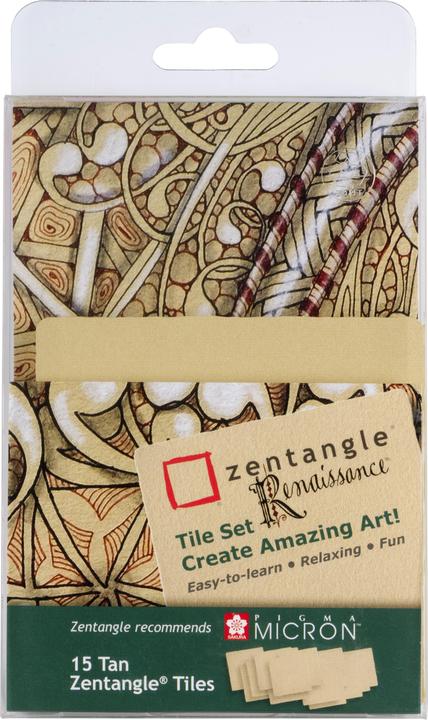 Produktbild Sakura Malkarten Zentangle Renaissance 8.9 x 8.9 cm, 15 Kacheln (8.9 x 8.9 cm)