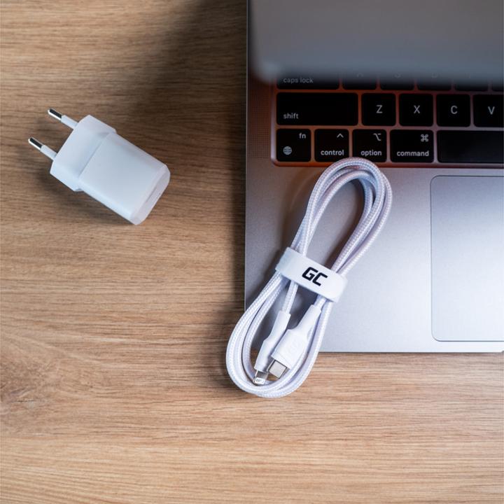 Image du produit GreenCell USB-C - Lightning MFi 1m pour Apple iPhone (1 m, USB 2.0, 29 W)