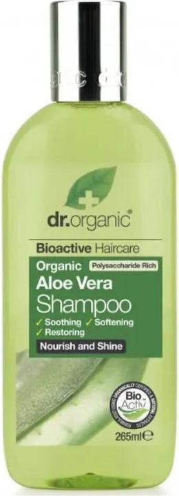 Actual product image Dr. Organic Aloe Vera Shampoo 265ml (265 ml, Liquid shampoo)