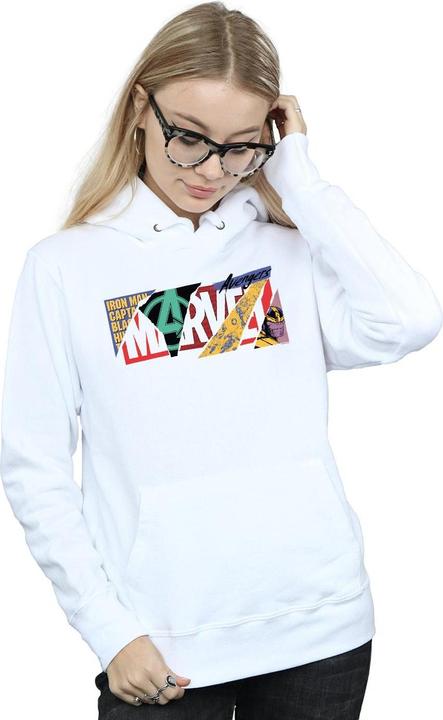 Actual product image Womens/Ladies Collage Logo Hoodie (L)