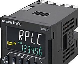 Actual product image Omron H5CC Series Flush Timer Relay, 1-Contact100 to 240 V, 0.001 s to 999999h h, 2-Function, SPDT