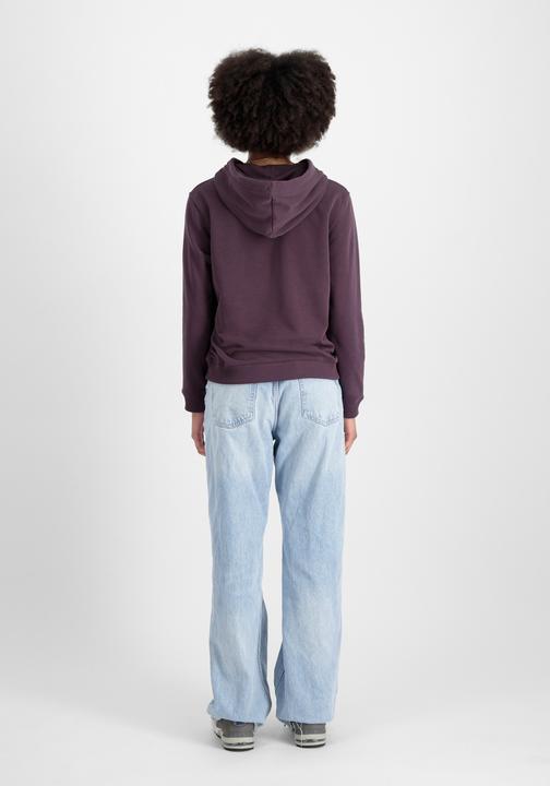 Produktbild Alpha Industries New Basic Hoody voor dames Plum M (M)