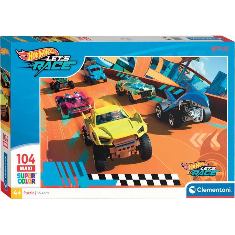Clementoni PZL 104 MAXI HOTWHEELS (104 Teile)