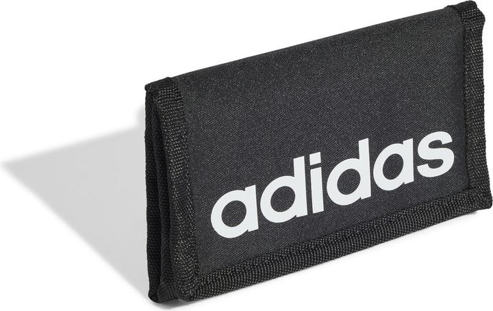 Actual product image adidas Unisex LINEAR Wallet, Black/White, One Size