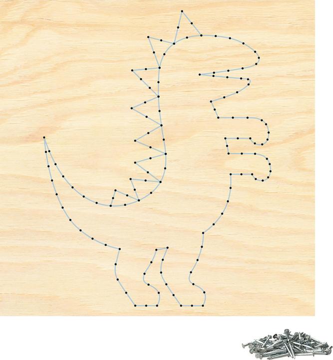 Image du produit Pebaro Tableau à clous "Dinosaure