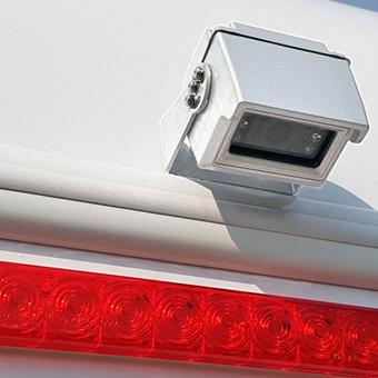 Produktbild Ampire Rückfahrkamera, NTSC, weiss, Aufbau, gespiegelt/normal,mit 10m Anschlusskabels