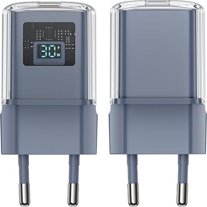 Produktbild Acefast Wall charger A53 Sparkling series PD 30W GaN (grey) (30 W, 1 Port)