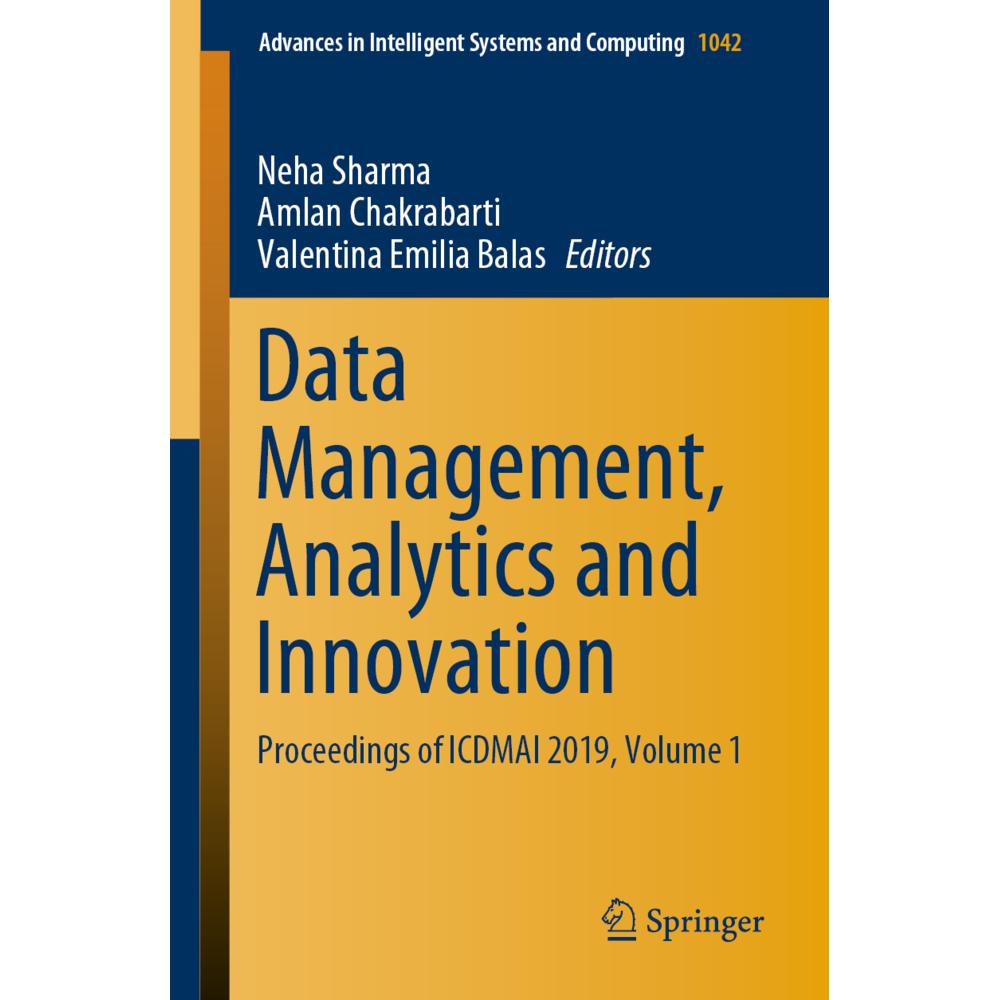 Data Management, Analytics and Innovation, Fachbücher von Amlan Chakrabarti, Valentina Emilia Balas, Neha Sharma