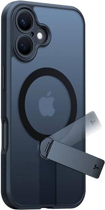 Actual product image Torras Pstand Spin Case for iPhone 16 (Black) (Apple iPhone 16)