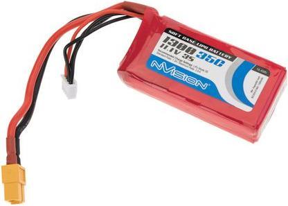 Produktbild nVision LiPo-Akku 11.1V 1300mAh 35C (11.10 V, 1300 mAh)