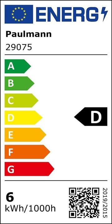 Label énergétique Paulmann Bougie (E14, 806 lm, 1x)