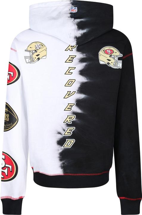 Immagine prodotto Recovered Felpa con cappuccio in pile Re:covered - INK DYE San Francisco 49ers - XL (XL)