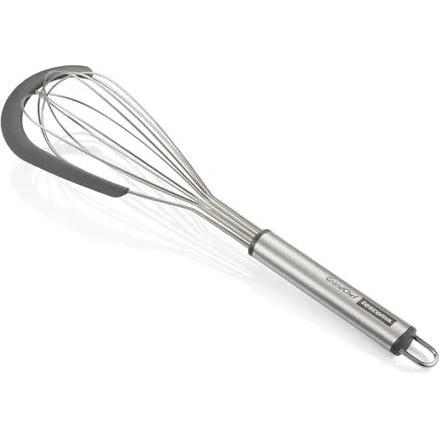Tescoma Stahl Schneebesen Spatel 34cm, Schwingbesen, Grau