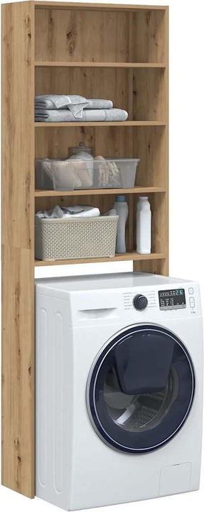 Produktbild VidaXL Waschmaschinenregal Artisan-Eiche 64x24x190 cm Waschmaschinenschrank
