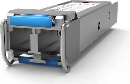 Produktbild BlueOptics AT-SPTX/I kompatibler SFP Transceiver für Gigabit Highspeed Datenübertragungen in Gl