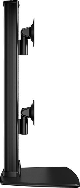 Immagine prodotto Multibrackets Supporto per monitor Dual 32-50", nero, verticale (Tavolo, 50", 24 kg)