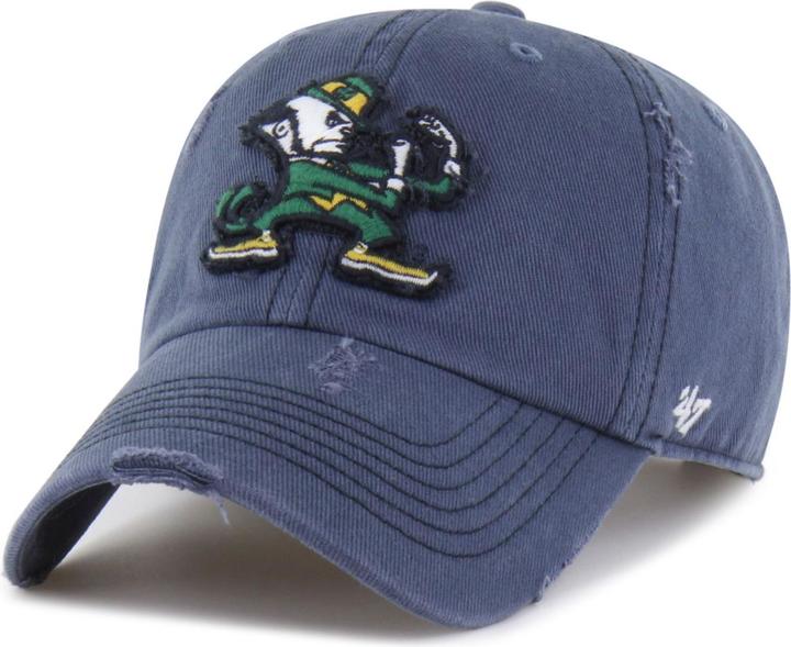 Produktbild 47 Brand Strapback Cap - WEATHERED Notre Dame Fighting navy