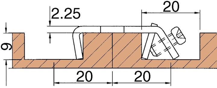 Produktbild Stork Zargenverbinder (Verbindungsbeschlag, 1 Stk.)