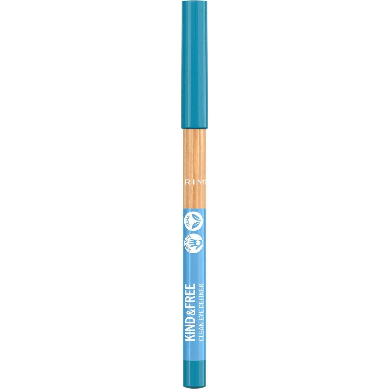 Rimmel London Blu Eyeliner + Kajal, Kind & Free Clean Eye Definer (06, Anime E, Nº 006-Anime )