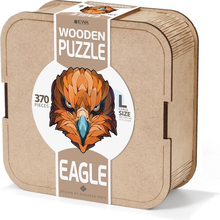 Immagine prodotto Eco Wood Art Puzzle in legno L - Aquila (in scatola di legno con 370 pezzi) (370 pezzi)