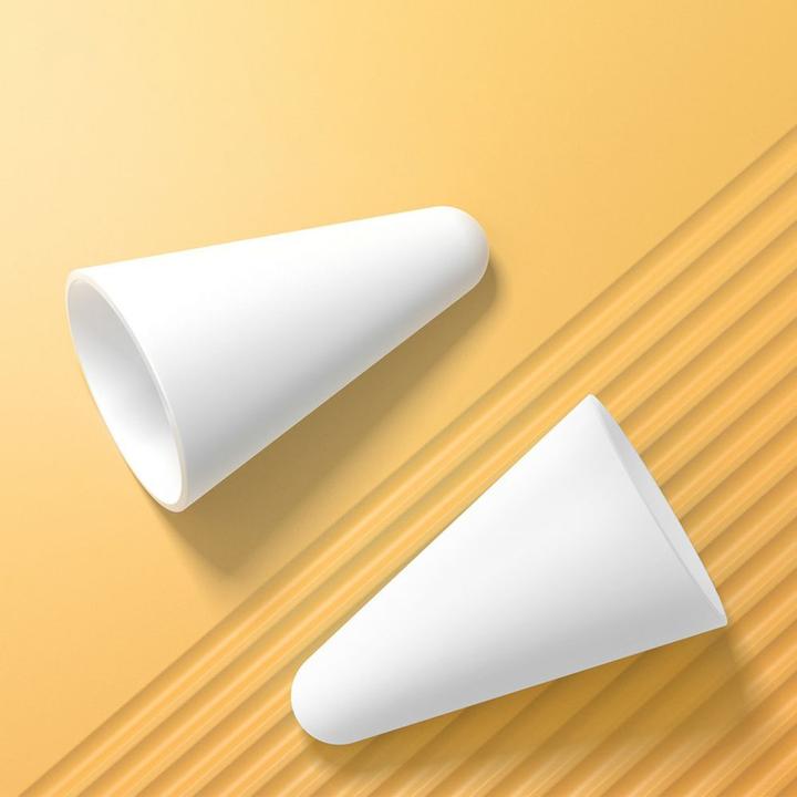 Productafbeelding Baseus Tablet Tool Pen Vervangbare Siliconen Tips (12 stuks) voor Stylus Pen (Zacht), Wit (ARBJ020002)
