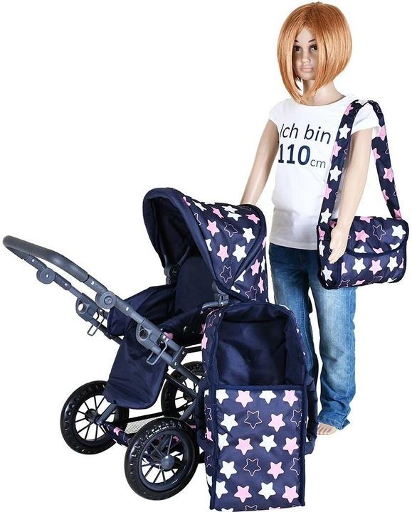 Image du produit Knorrtoys Puppenwagen Ruby - "star blue pink"