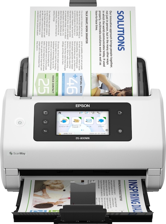 Produktbild Epson Workforce Dokumentenscanner DS-800WN (USB, Ethernet, USB Host)