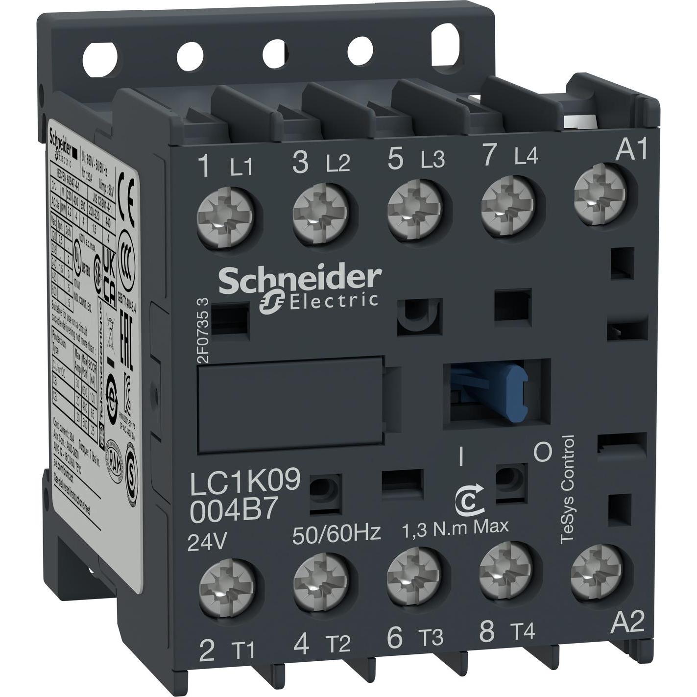 Schneider Electric Schütz 4-polig Schließer 20A 230VAC, Relais