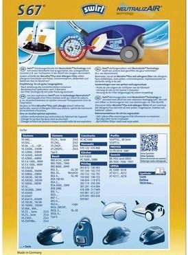 Actual product image Swirl Dust bags S67 (1 x)